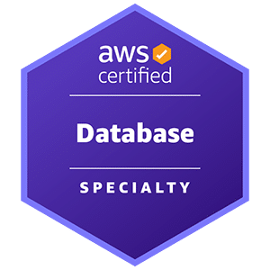 AWS-Certified-Database-Specialty_badge.28105e7379583941c3e2c68f1afb03b45ecf7507